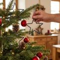 Étoiles de décoration à suspendre noires 12 cm lot de 12 | Floristik24.be
