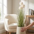 Fleurs artificielles boule décorative fleur allium oignon ornemental artificiel 78cm | Floristik24.be