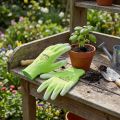 Gants de jardin en nylon Kixx taille 8 vert clair, citron vert | Floristik24.be