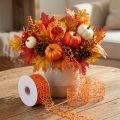 Ruban en maille orange 40 mm 10 m | Floristik24.be