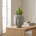 Pot de Fleur Artificielle Succulente Bouddha Ø12cm H25cm | Floristik24.be