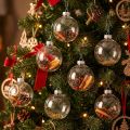 Verre boule de Noël Ø4cm clair 24 pcs | Floristik24.be