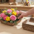 Mousse florale Oasis Biolit Basic 13x13x2cm, lot de 12 pièces, décoration florale à faire soi-même | Floristik24.be