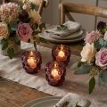 Bougeoir photophore en verre Berry Ø7cm H7cm 6 pcs | Floristik24.be