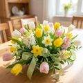 Épingles à tête de nacre Ø6 mm 65 mm vert pomme | Floristik24.be
