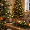 Boules de Noël en verre vert mix Ø6cm 24 pcs | Floristik24.be