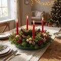 Anneau mousse floral avec bol vert Ø30cm H4.5cm 2 pcs | Floristik24.be