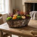 Bol à plantes panier à plantes vignes de bouleau panier décoratif 17×15×34cm | Floristik24.be
