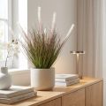 Gazon artificiel en pot Plante artificielle d'herbe d'oignon H57cm | Floristik24.be