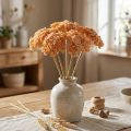 Achillée artificielle fleurs artificielles orange 50cm 5pcs en bouquet | Floristik24.be