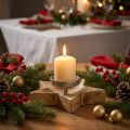 Bougeoir, décoration de table Noël, bougeoir étoile H7cm Ø20cm/6.5cm | Floristik24.be