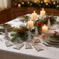 Sapin de Noël scintillant à disperser 4 cm 48 pcs | Floristik24.be