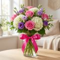 Ruban cadeau et décoration rose 15 mm x 50 m | Floristik24.be