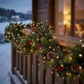 Guirlande lumineuse LED noir, blanc chaud 448 pour extérieur 3m | Floristik24.be