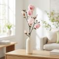 Branche de Magnolia Artificielle Fleurs Roses Ø8cm L100cm | Floristik24.be