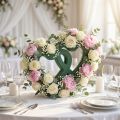 Duo de mousse florale humide coeur 37cm avec ventouse 2 pièces | Floristik24.be