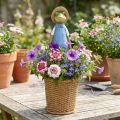 Grenouille déco jardinière polyrésine décoration de table été H31,5cm | Floristik24.be