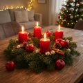 Pomme décorative, rouge brillant, 4,5 cm, lot de 12 | Floristik24.be