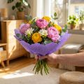Manchette Rondella violet Ø48cm 50pcs | Floristik24.be