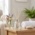 Bâtonnets parfumés lavande camomille diffuseur en verre 100ml | Floristik24.be