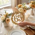 Anniversaire numéro 65 en or | Floristik24.be