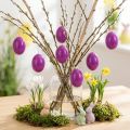 Oeufs de Pâques oeufs de poule roses vidés colorés Ø4cm 10 pcs | Floristik24.be