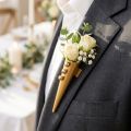 Épingle de mariage avec aimant, or mat 7cm | Floristik24.be