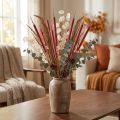Epis de roseau naturels Rouge bruyère Tailles diverses 100pcs | Floristik24.be