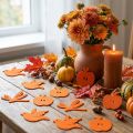 Déco à parsemer en feutrine orange 24 p. | Floristik24.be