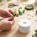 Fil de papier blanc 2 mm 100 m | Floristik24.be