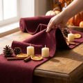 Ruban de feutrine en laine, rouge foncé, 15 cm x 5 m, pour la décoration et les loisirs créatifs | Floristik24.be