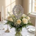 Anniversaire numéro 25 argent Ø8cm 10pcs | Floristik24.be