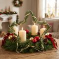 Anneau étoile en fil de fer étoiles pour couronne de Noël 20cm 10 pcs | Floristik24.be