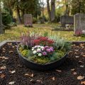 Pot de fleurs en forme de cœur Oasis Black Biolit, 34 cm | Floristik24.be