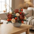 Boule en mousse florale à sec enfichable gris Ø16cm 2 pcs | Floristik24.be