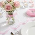Ruban organza ruban cadeau ruban rose lisière 6mm 50m | Floristik24.be