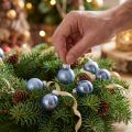 Mini boules de Noël verre bleu mat/brillant Ø2cm 44 pcs | Floristik24.be