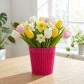 Poignets plissés Cerise 12,5cm 100 pièces | Floristik24.be