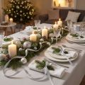 Ruban de Noël lurex argent 10mm 50m | Floristik24.be