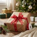 Ruban cadeau, ruban de Noël, ruban de Noël Joyeux Noël 25mm 18m | Floristik24.be