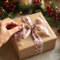 Ruban cadeau Ruban de Noël gnome rouge 40mm 15m | Floristik24.be
