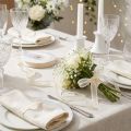 Ruban décoratif ruban cadeau crème organza lisière 6mm 50m | Floristik24.be