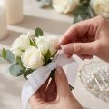 Épingles à tête de nacre Ø6 mm 65 mm blanches | Floristik24.be