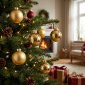 Verre boule de Noël Ø6cm doré mix 24 pcs | Floristik24.be