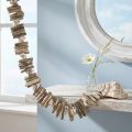 Déco guirlande coquillages et bois flotté 90cm | Floristik24.be