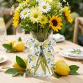 Ruban cadeau ruban décoratif citron décoration été W40mm L20m | Floristik24.be