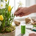 Fil décoratif effet bouillon Ø0,30 mm 100 g 140 m, fil de fleuriste vert pomme, fil de bricolage | Floristik24.be