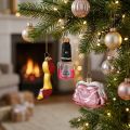 Set décoratif 3 pièces en verre – Vernis, sac à main et escarpin | Floristik24.be