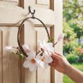 Anneau décoratif magnolia artificiel décoration printanière à suspendre Ø24cm | Floristik24.be