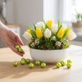 Perles décoratives Ø2cm vert pomme 12 pcs | Floristik24.be